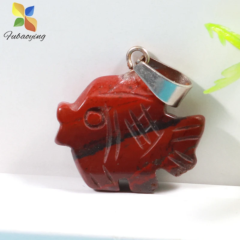 Оптовая продажа 12 шт. подвеска из камня и хрусталя Fubaoying Смешанная резьба