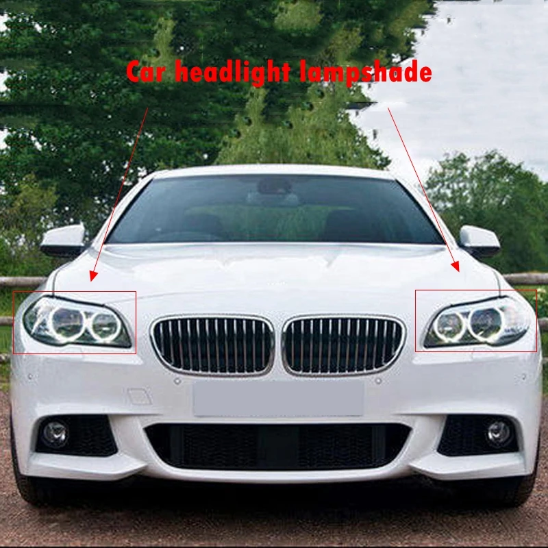 Подходит для BMW F10/ LCI 2010 2013 модель Автомобильные фары PC Прозрачная крышка