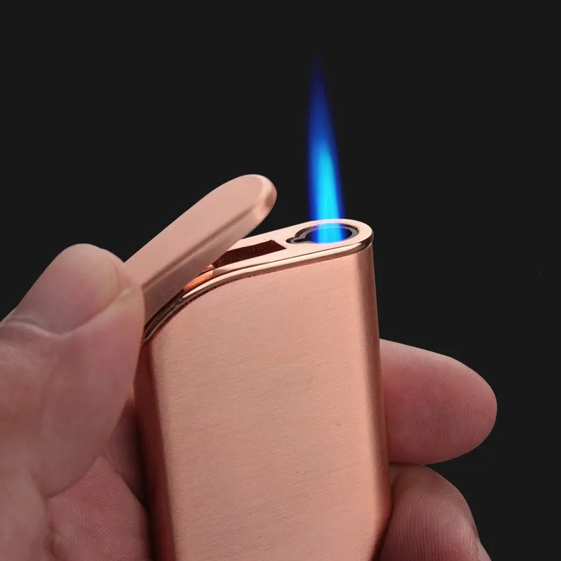 

Ultra-thin Personality Butane Gas Lighter Creative Portable Windproof Inflatable Cigarette Lighter Metal Lighter