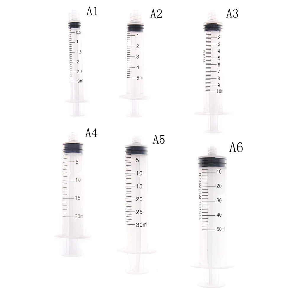 

3ML 5ML 10ML 20ML 30ML 50ML Refilled Industrial Screw Type Hand Push Glue Industrial Dispensing Syringe