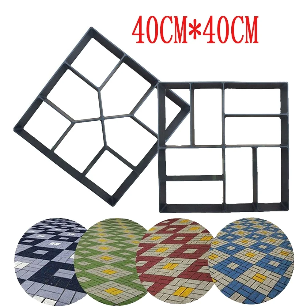 40 см * Новые DIY мощение дороги бетона ступенькой садовая форма для литья с