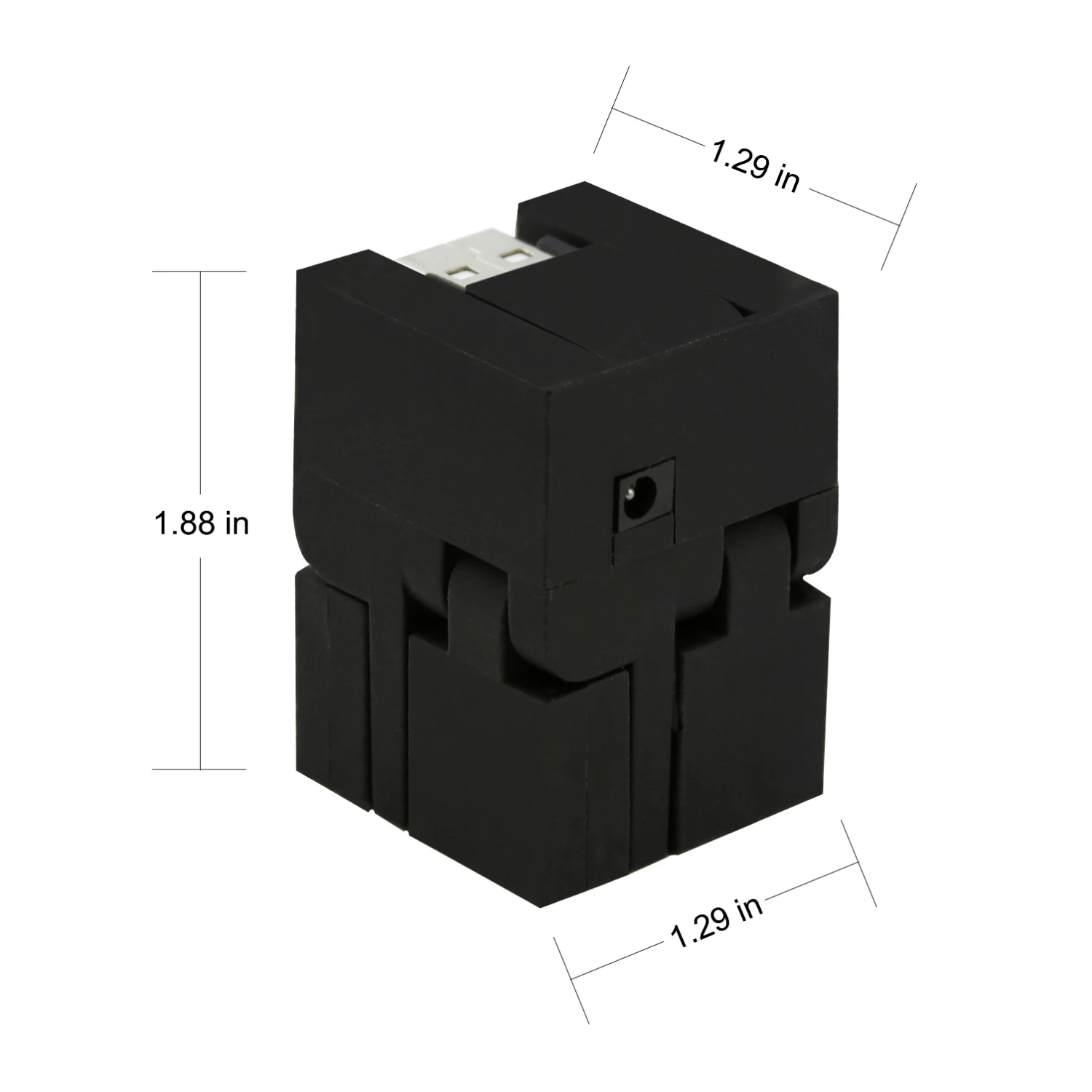 CHYI 4-портовый концентратор Micro Usb 2.0 Multi Combo Hab Mini Splitter Креативный квадратный адаптер