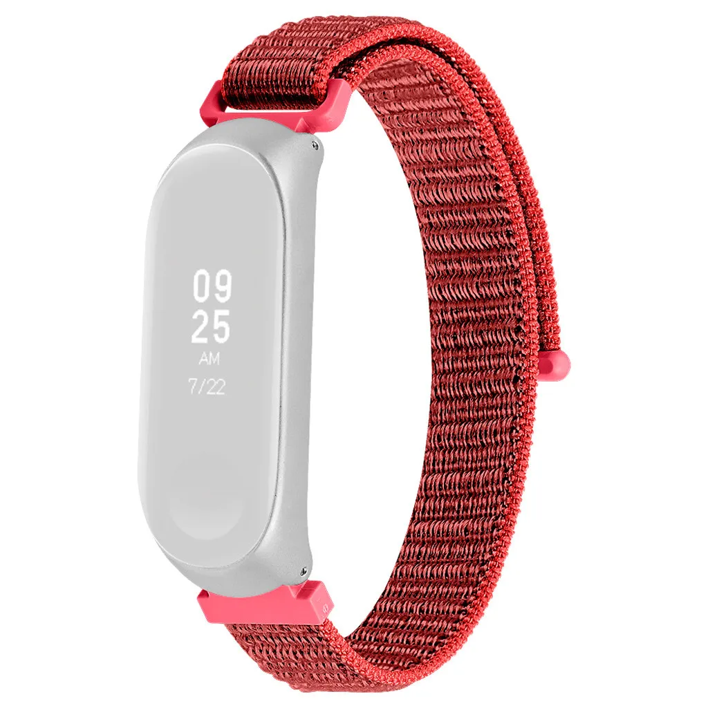 Волшебная наклейка Нейлоновый Регулируемый сменный ремешок наручный для Xiaomi Mi