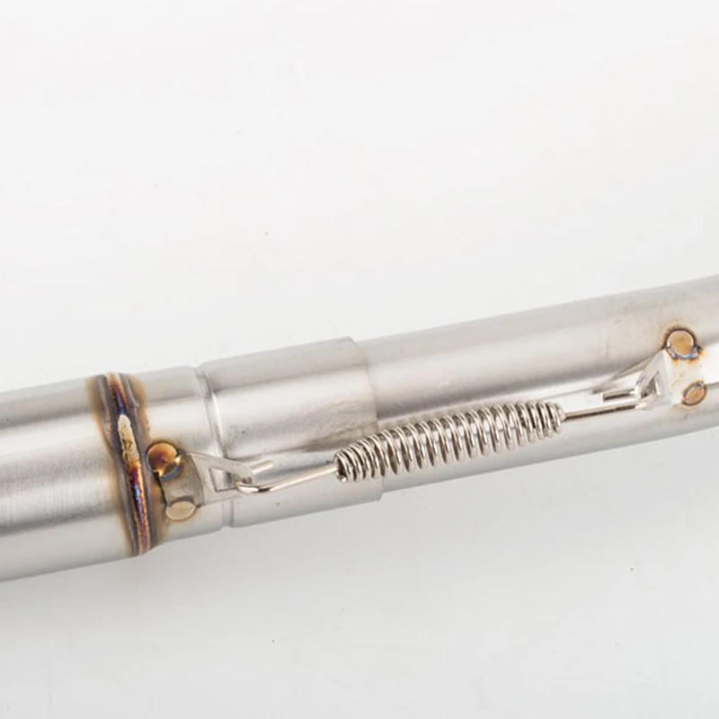 

Motorcycle Escape Exhaust Full System Front Link Pipe Connecting 51MM Muffler For YAMAHA LC135 HONDA RS150 RS150R Wave 125 Y15