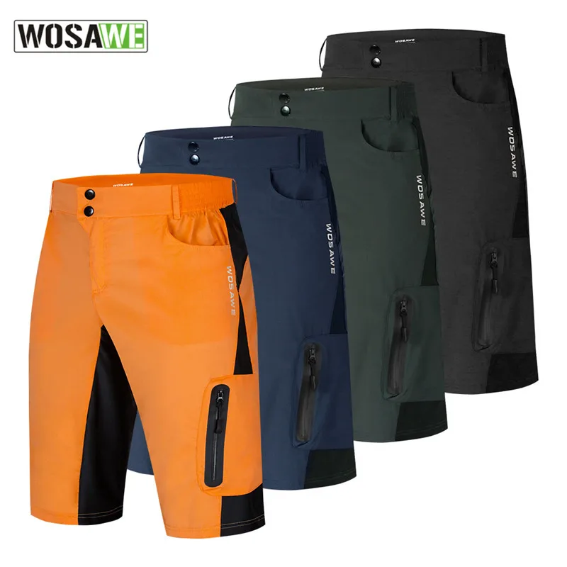 

WOSAWE Men's MTB Bike Motorcycle Shorts Breathable Rain Repellent Underwear Sport Bicycle Wear Downhill Motocross Cycling Shorts