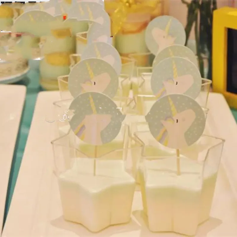 50PCS Mousse Dessert cup Heart-shaped Clear Portion Transparent Container for Jelly Yogurt Disposable Plastic Portion Cups