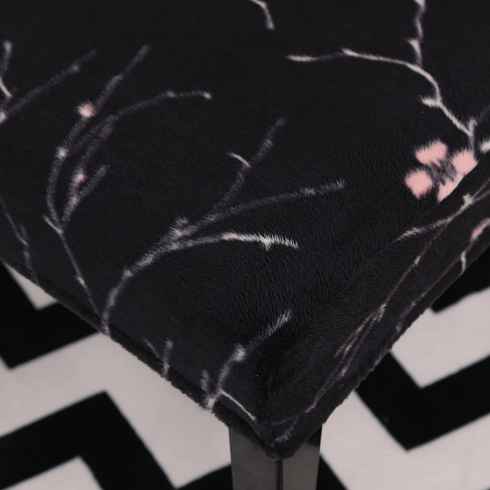 1/2/4/6 шт. с цветочным принтом из толстого плюша чехлы на стулья стрейчевого