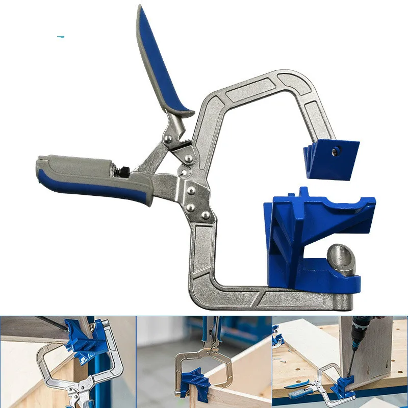 Деревообрабатывающий инструмент для фиксации под прямым углом 90 градусов зажим