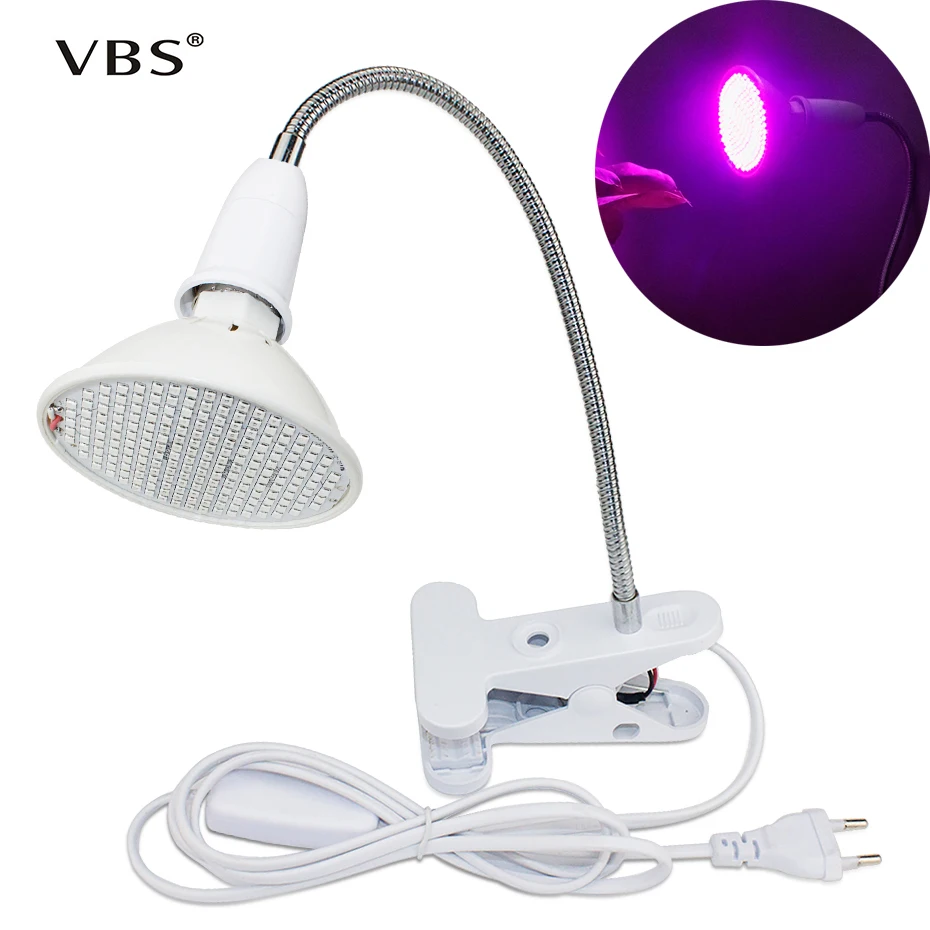 Фитолампа E27 светодиодная лампа полного спектра для выращивания растений 85 265 в