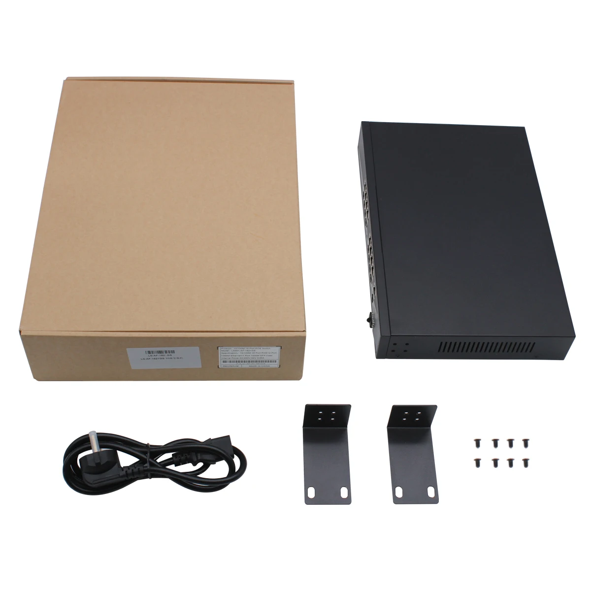 Anpviz 16 Порты коммутатор питания через ethernet с POE 2 Gigabit Uplink 1*1000 Мбит для