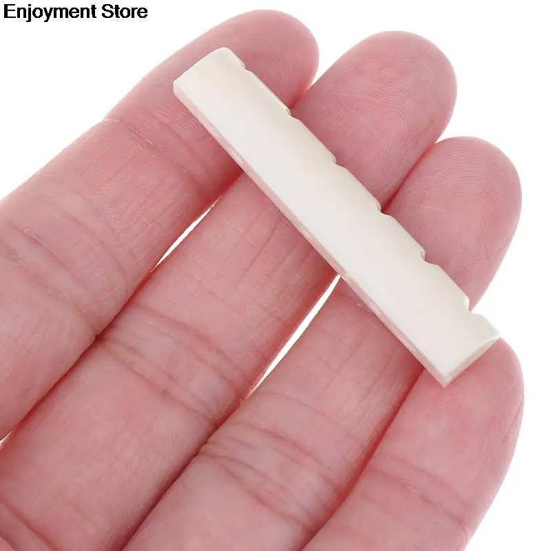 White Musical Stringed Instrument Buffalo Bone Guitar Bridge Nut Saddle for 6 String Classical Parts Accessories | Спорт и