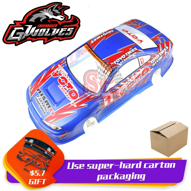 37 видов 1/10 RC автомобиль 195/190 мм ПВХ Окрашенный корпус с хвостом для 1:10 RC хобби гоночный Дрифт автомобиль hsp yokomo hpi ZD TAMIYA