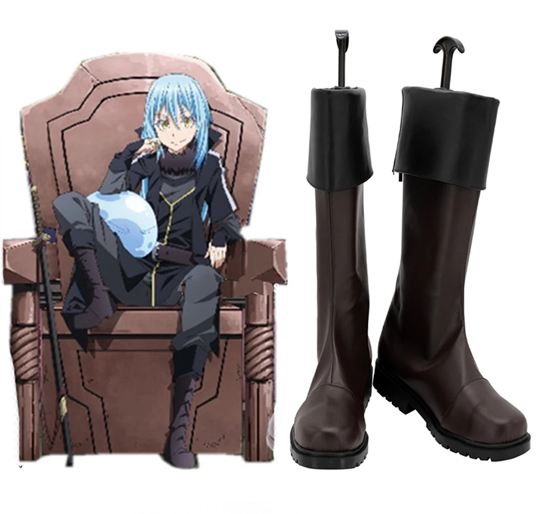 Tensei Shitara Slime Datta Ken Rimuru коричневые сапоги для косплея когда я получил