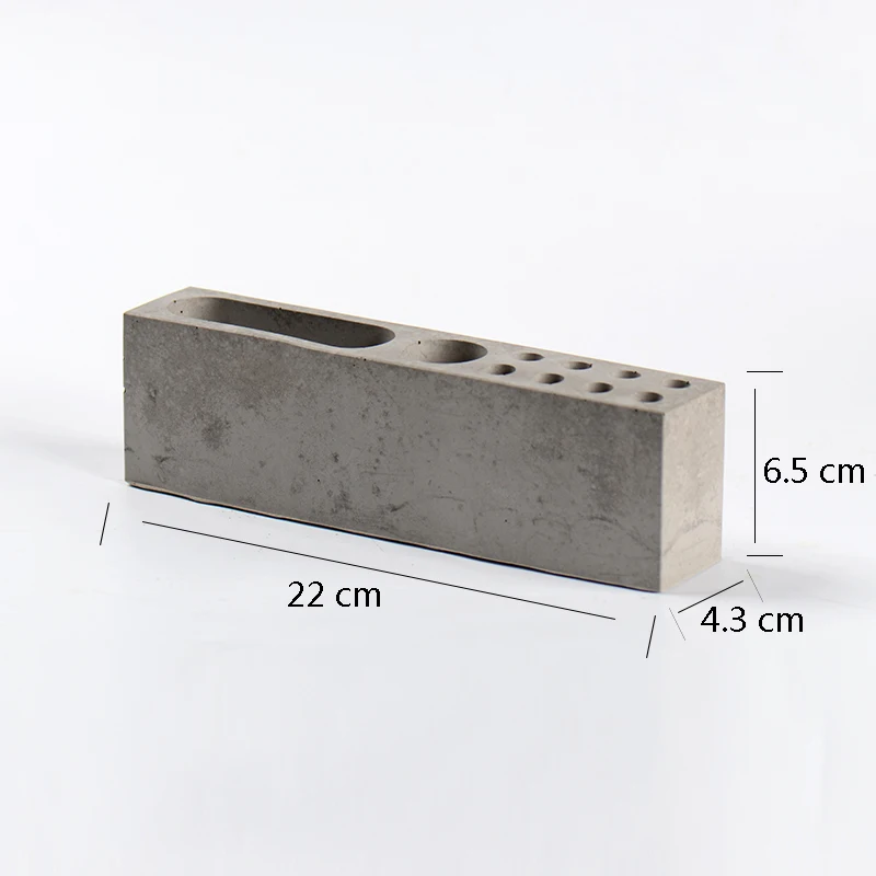 Concrete Molds for Pen Holder Silicone Container Molds Phone Holder Molds Cement rack mould images - 6