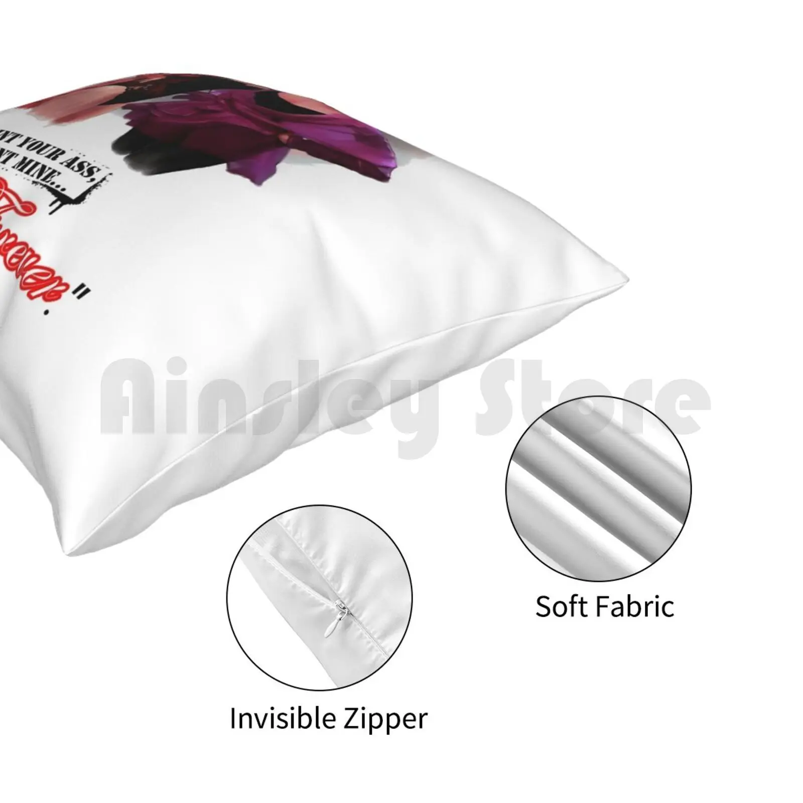 Смерть становится на подушку чехол с принтом домашняя мягкая подушка смерти ее