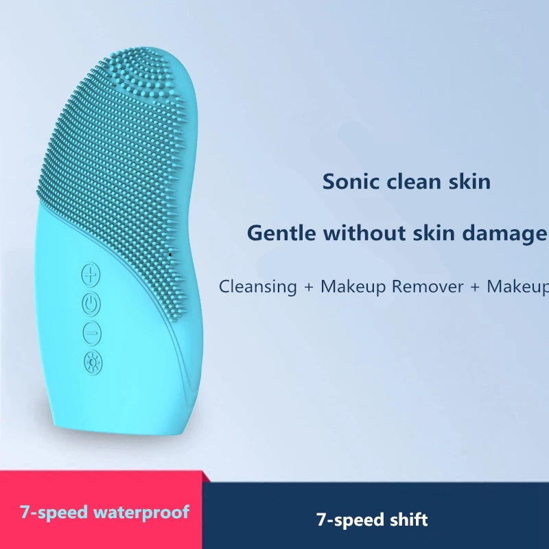 Очищающая щетка для лица электрическая удаляющая угри водостойкое очищающее