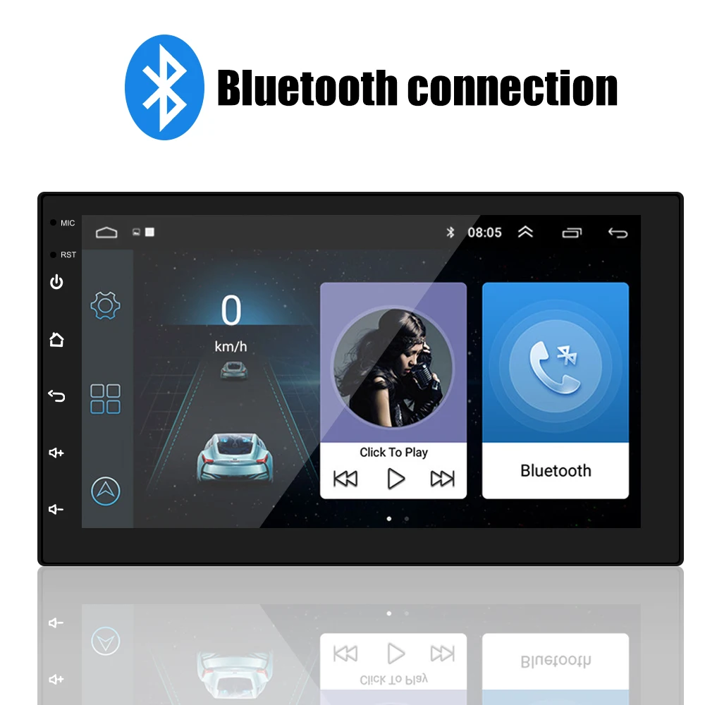 Автомагнитола 2 Din Android 9 0 Wi-Fi Bluetooth GPS карта 8 ядер Универсальная автомобильная