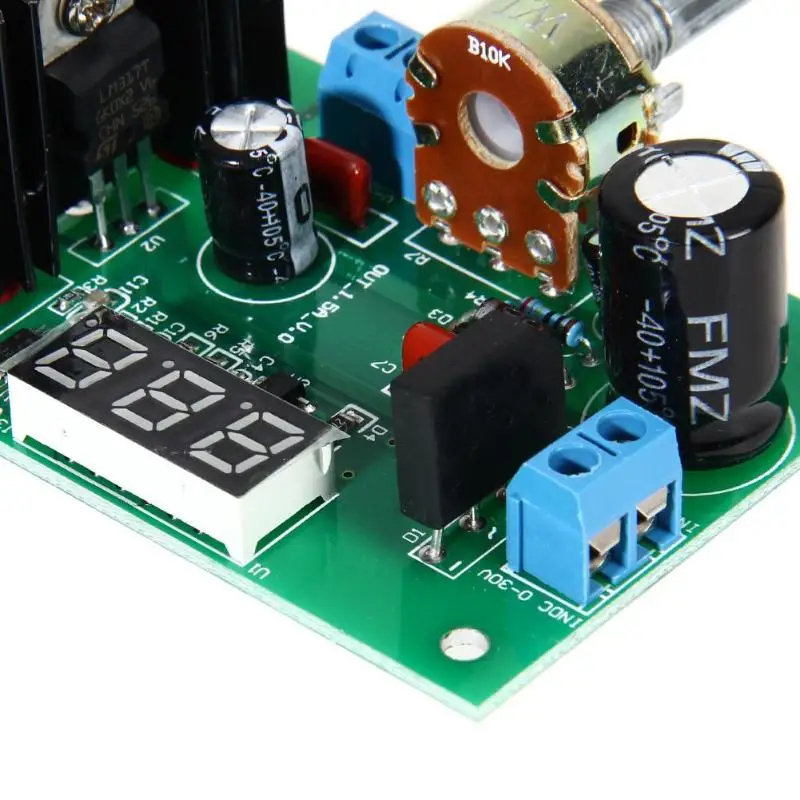 Регулятор напряжения LM317 AC/DC понижающий источник питания Регулируемый Модуль с