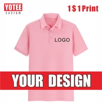 yotee2021 new cheap cotton short sleeved polo shirt company group self cultivation custom embroidery ladies polo custom 17 color