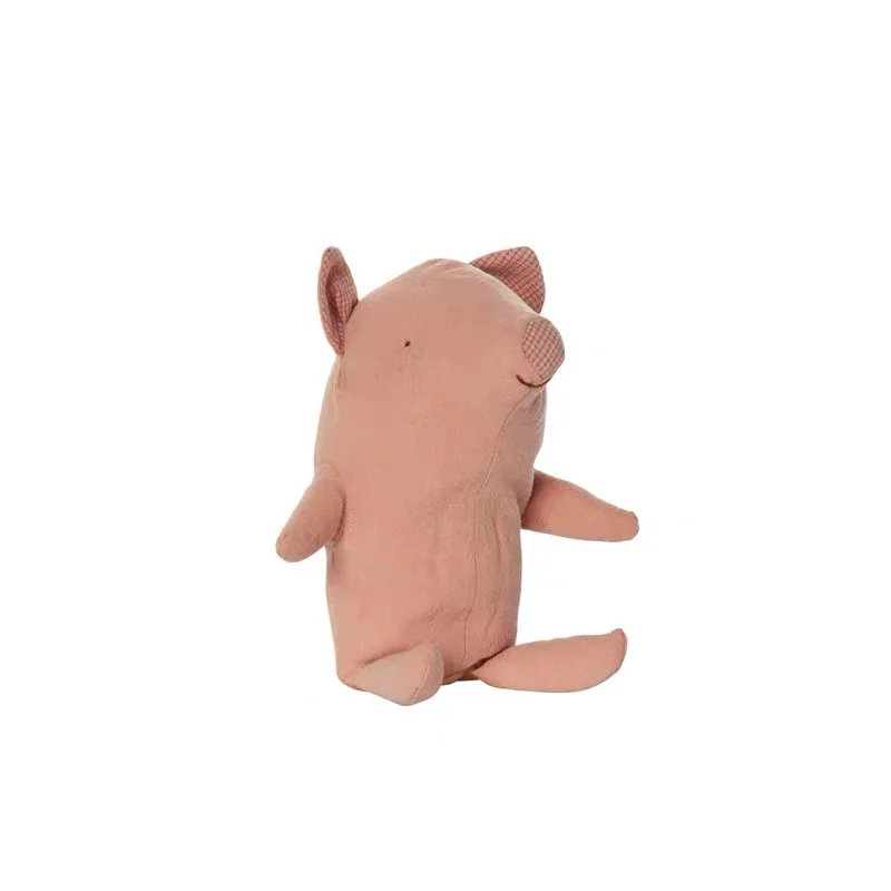 Nordic cotton linen truffle pig doll baby comforting sleeping pillow dust-proof mite plush toy children's gift | Игрушки и хобби