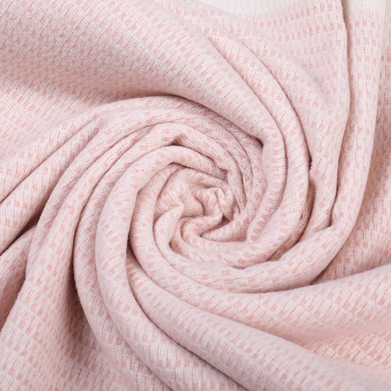 Женский мягкий кашемировый шарф FS повседневный толстый длинный с кисточками