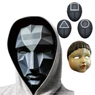 Маска COS из игры кальмар, замаскированная как Корейская Драма, маска на Хэллоуин