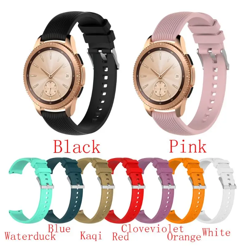 20 мм Универсальный мягкий силиконовый ремешок для часов спортивный Samsung Galaxy 42