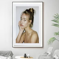 silk cloth wall poster livy poulin sexy model star art home decoration gift