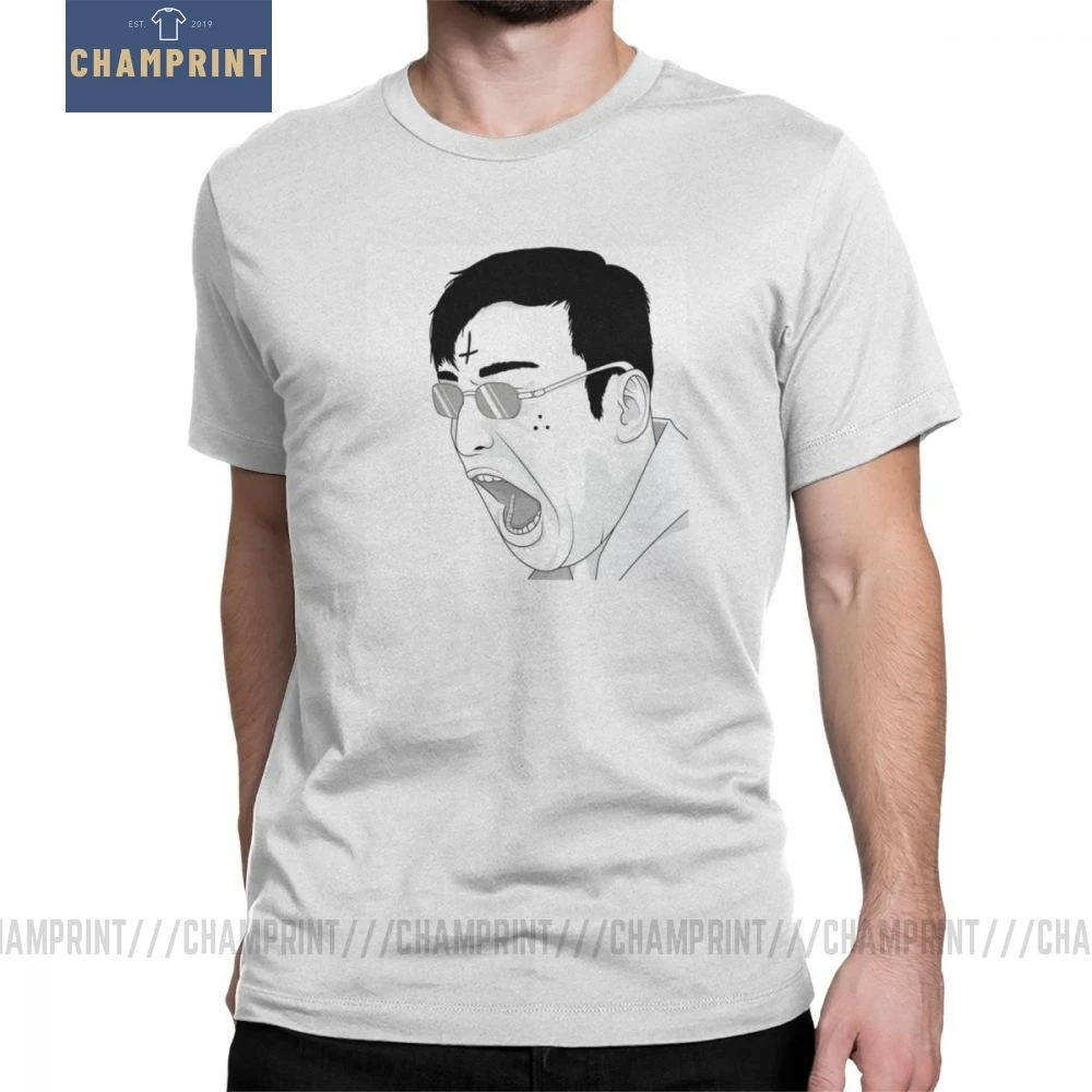 Футболка мужская с коротким рукавом 100% хлопок принтом джоджи|Мужские футболки| |