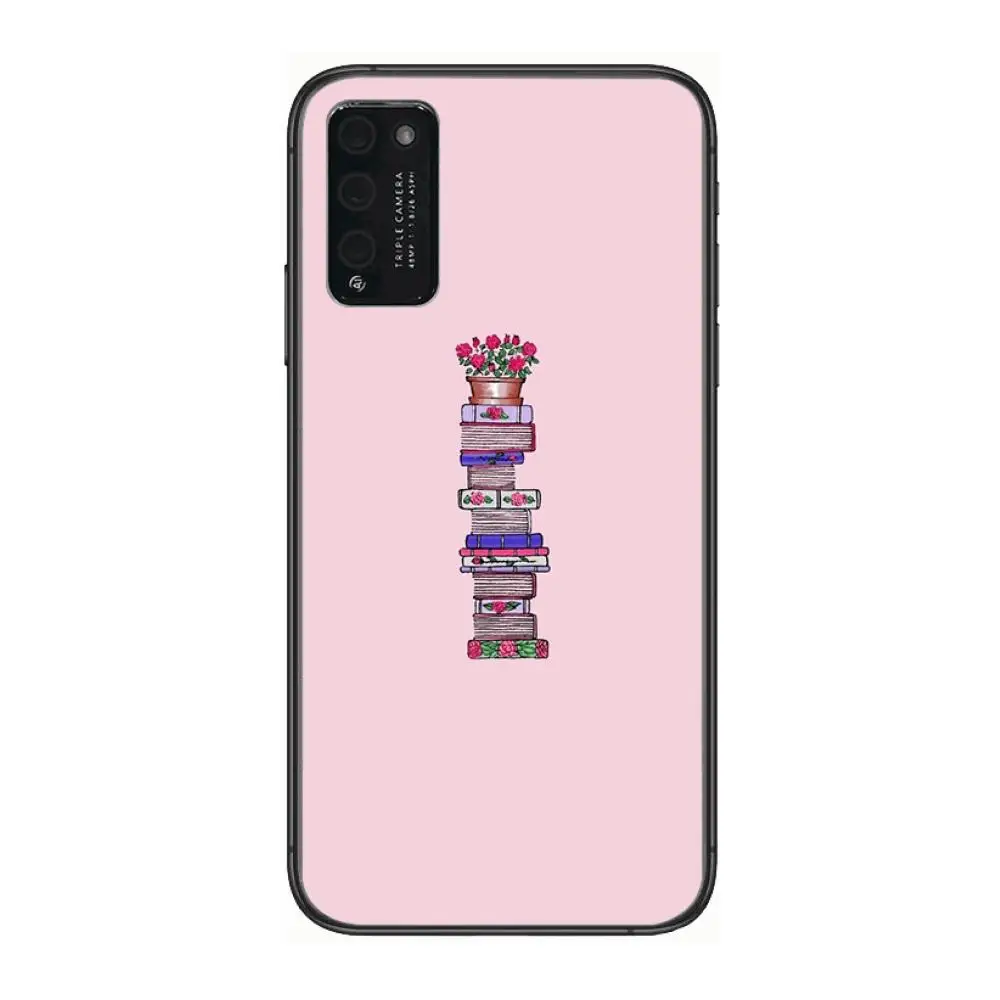 

Cute little girl Case study Clear Phone Case For Huawei Honor 10 20 30 9 X Pro Lite V 5G RU Black Etui Coque Hoesjes Comic Fash