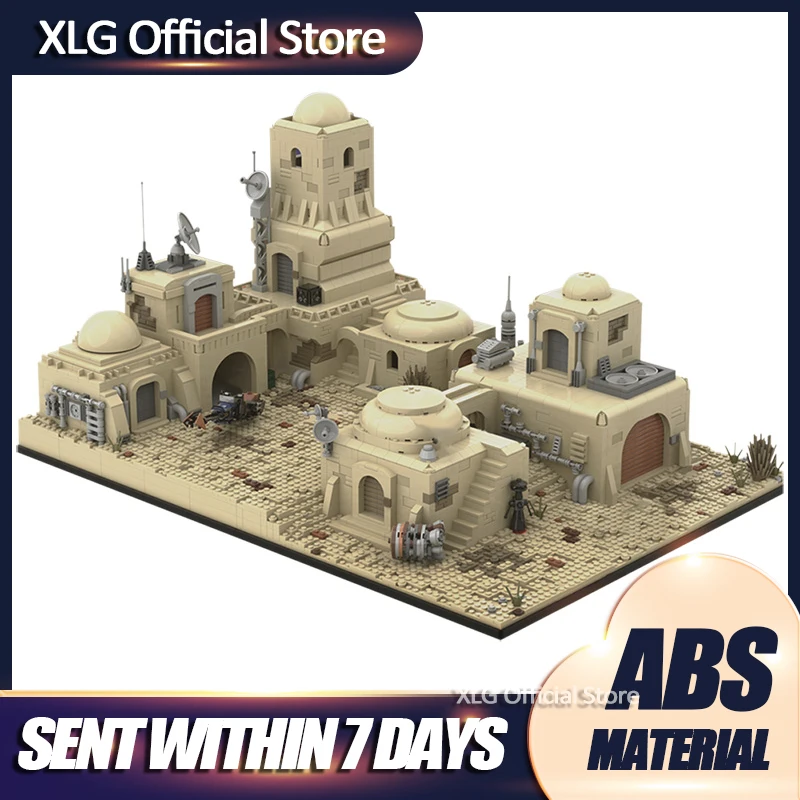 

MOC Tatooined Mos-Eisley-Cantina Diy Building Blocks Bricks 4298pcs Creative Star Movie Scene Collection Toys Model Gift Kid