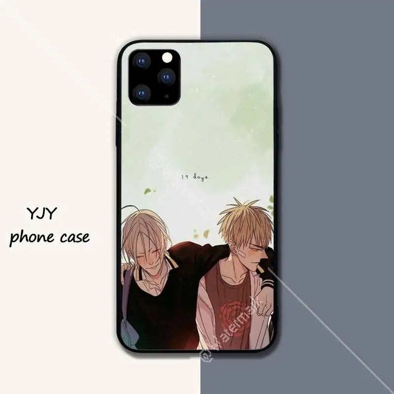Yinuoda 19 дней черный мягкий чехол для мобильного телефона iphone se 2020 6 6s 7 8 plus x xs max xr 11 12