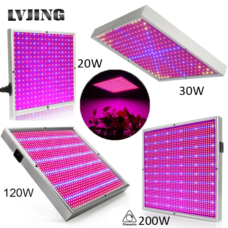 Светодиодный светильник для выращивания растений 120 Вт 1155Red + 210Blue 85 265 в|led ems lights|led