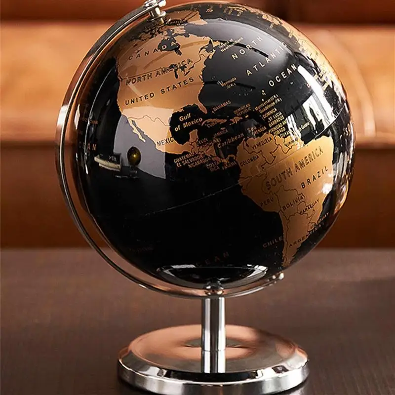 Глобус креативный домашний Декор Аксессуары вращающийся глобус с подставкой