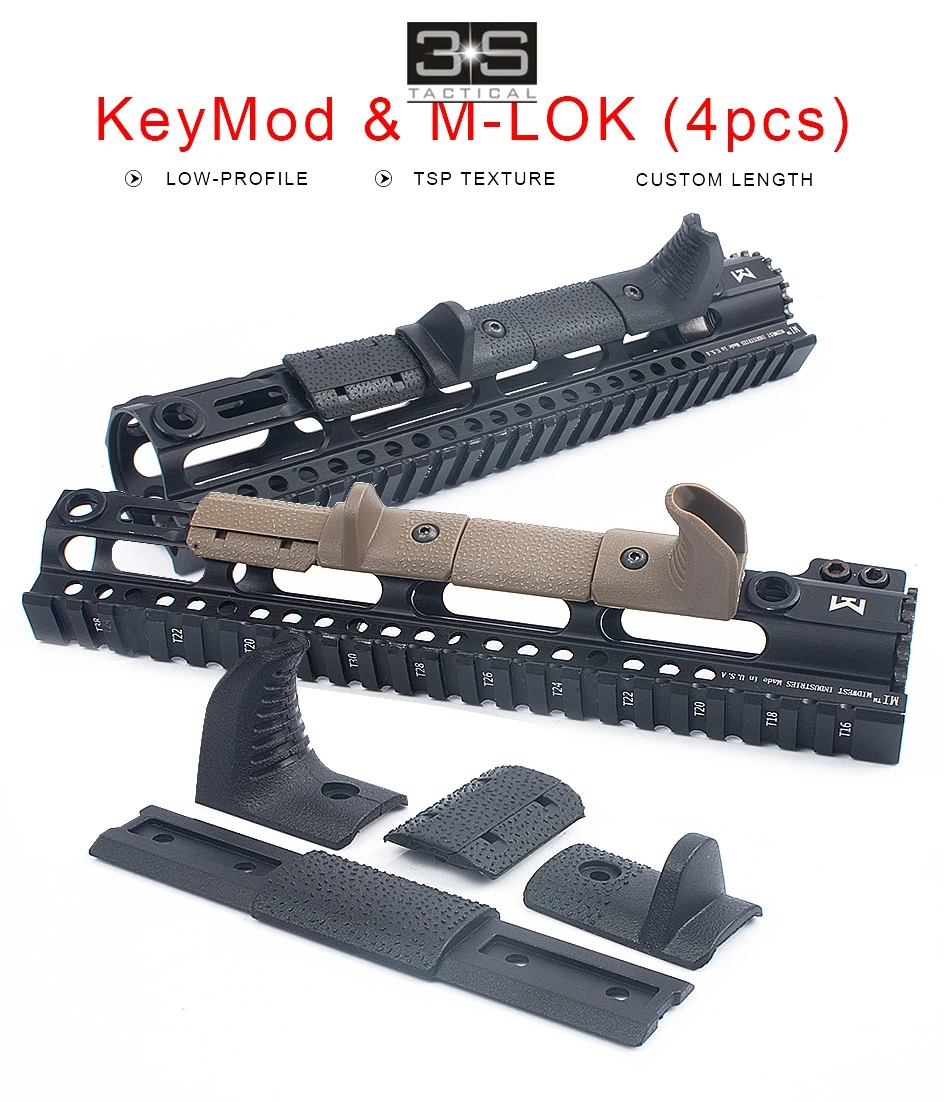Тактический Ручной стоп Mlok Handguard и Keymod Picatinny рельсовый аксессуар|Кронштейны