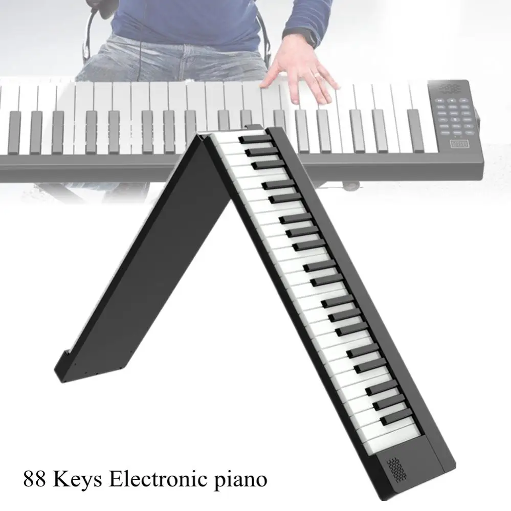88 клавиш складное электрическое пианино средней длины профессиональное