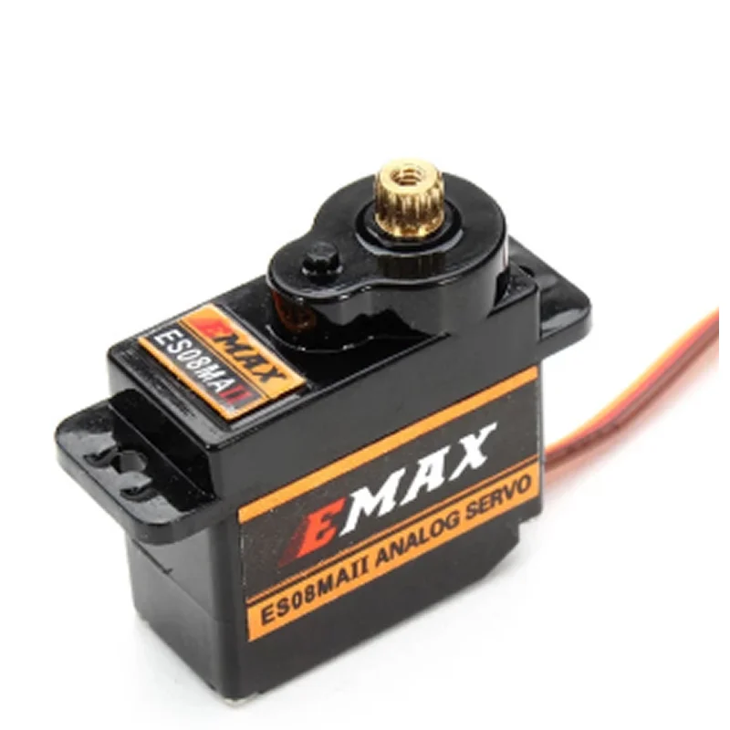 EMAX ES08MAII 12g 4 шт./лот мини металлическая Шестерня Аналоговый сервопривод для Rc
