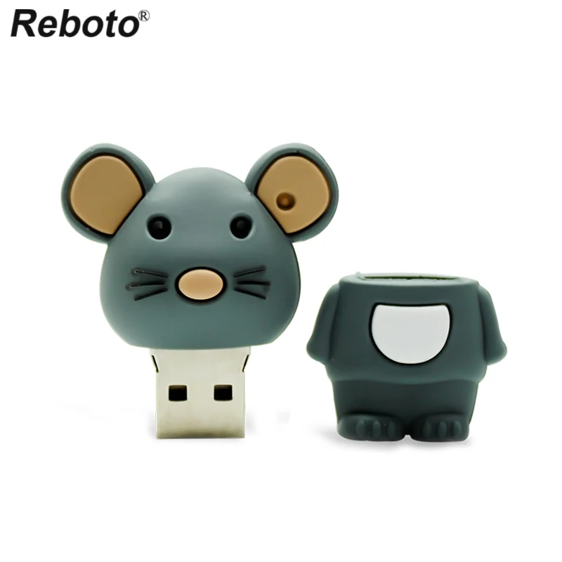 Retobo Pen Drive 4 ГБ 8 16 64 32 симпатичная мышь USB флэш накопитель карта памяти мини U диск 2