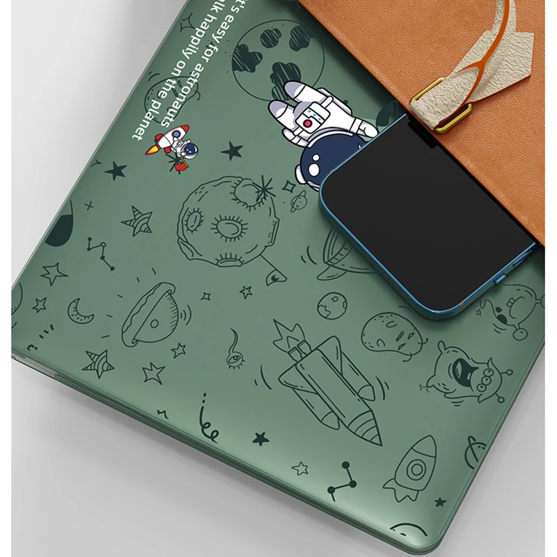 Матовый чехол для ноутбука с мультяшным астронавтом Apple Macbook Air 13 2020 A2337 A2179 M1 Chip Pro 14