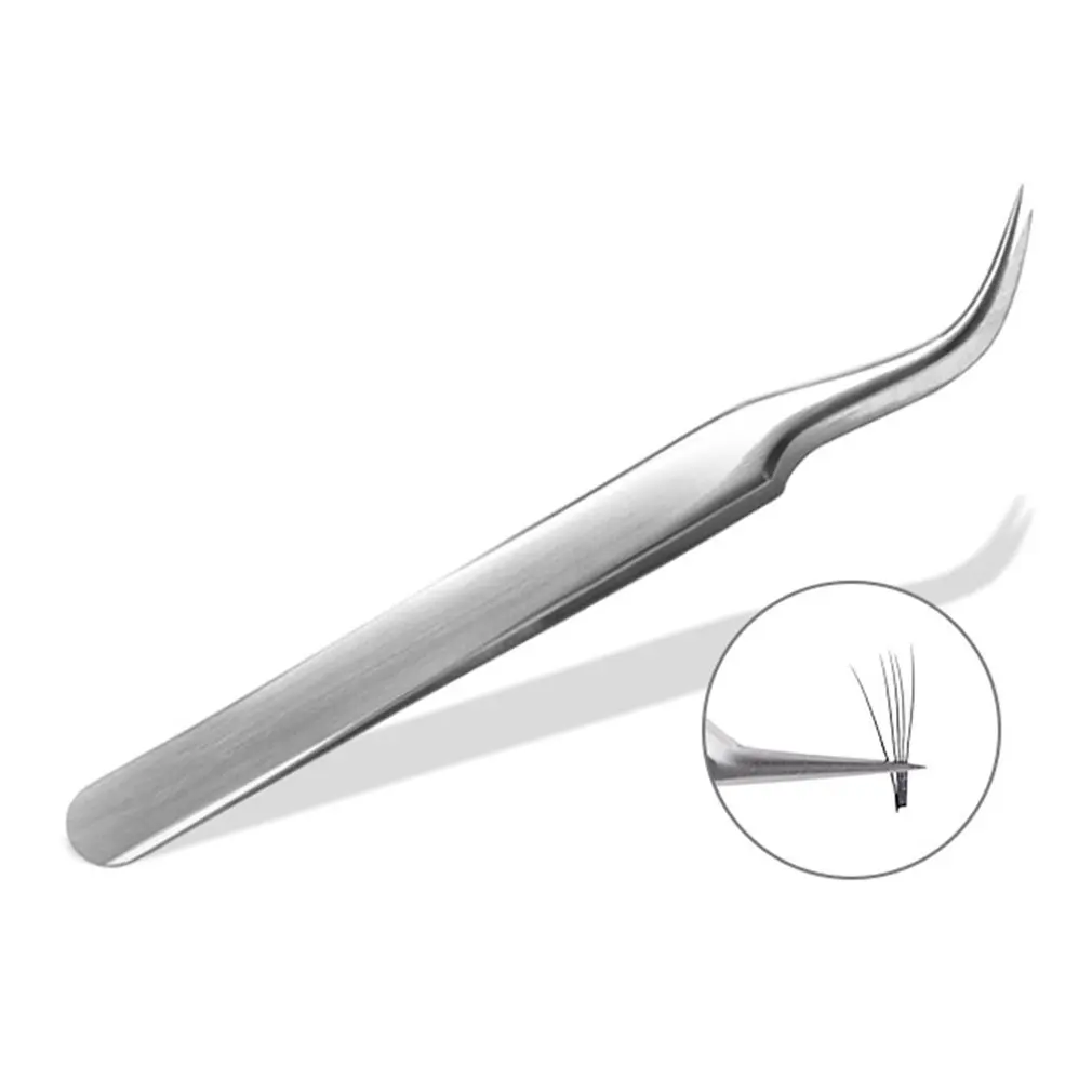 1 шт. Пинцет для наращивания ресниц прямой изогнутый Острый Профессиональный