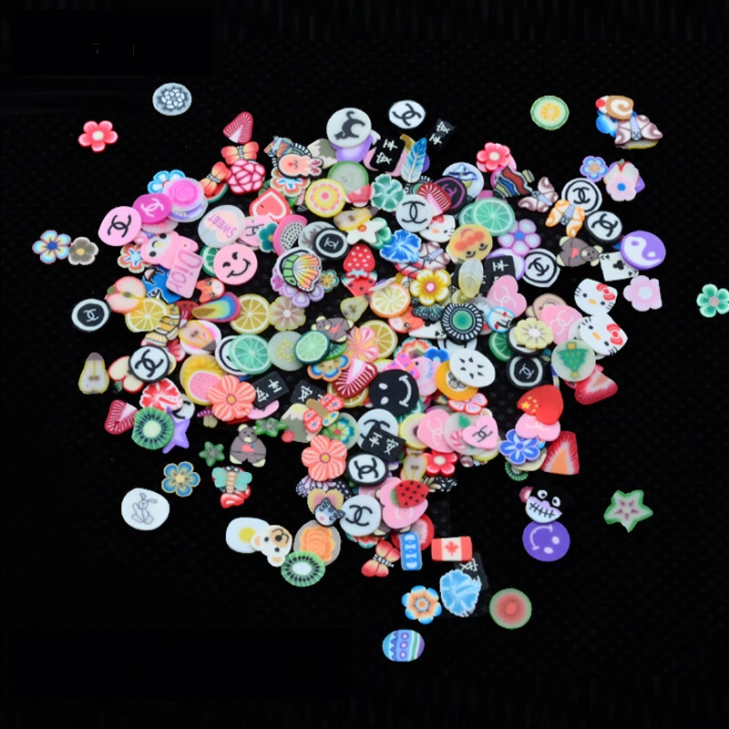 1000x Nail Art Mix Design Fimo Slices Polymer Stickers Decoration Manicure Set | Красота и здоровье