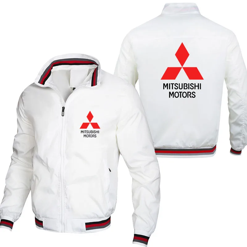 

Новая мужская куртка в стиле Харадзюку мужская куртка с принтом логотипа автомобиля Mitsubishi весна-осень Высококачественная ветрозащитная му...