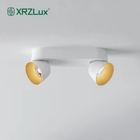 xrzlux high quality surface mounted led downlights aluminum adjustable angle 15w cob ceiling lamp spot lights indoor lighting