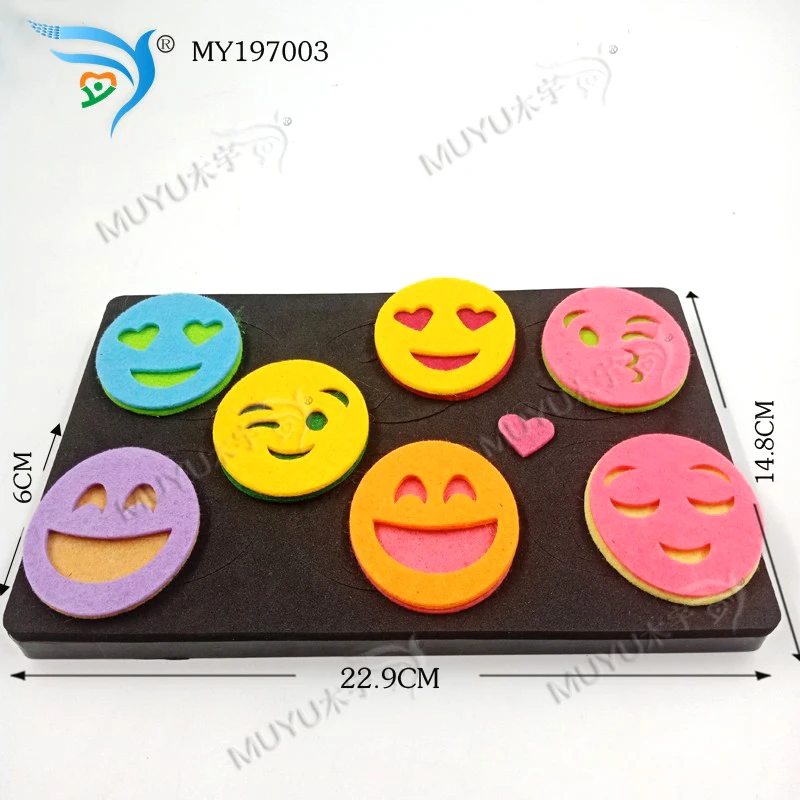 Smiley face muyu режущая высечка- новая деревянная форма режущие штампы для скрапбукинга MY197003