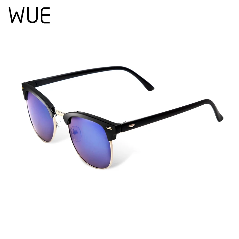 

WUE Fashion Polarized Sunglasses Women Men WUE Unisex Driving Sunglass Classic Retro Round Shades Sun Glasses Male Eyewear