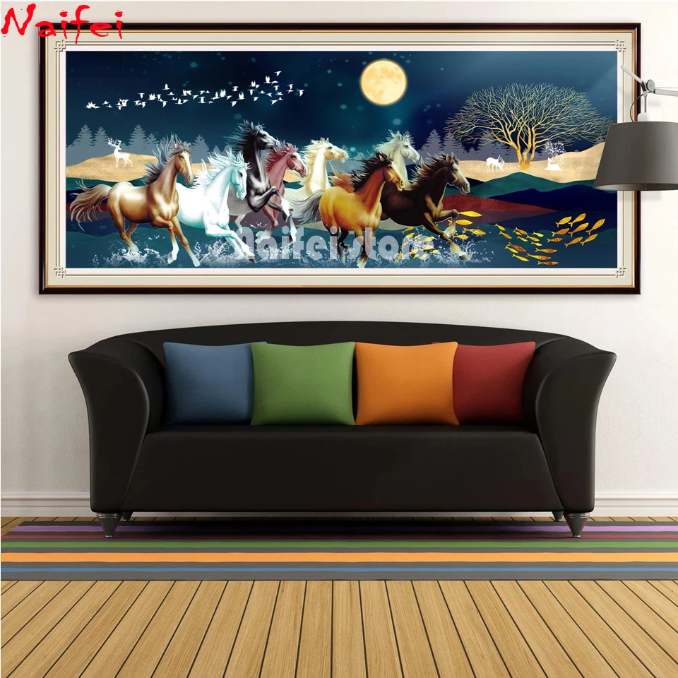 

Алмазная 5D картина «восемь лошадей» «сделай сам», животные, пейзаж, алмазная вышивка крестиком, полноразмерная, квадратная, круглая, стразы,...