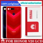 Оригинальный задний корпус для Huawei Honor View 20, задняя крышка, аккумулятор, стекло для Honor V20, задняя крышка с клейкой наклейкой