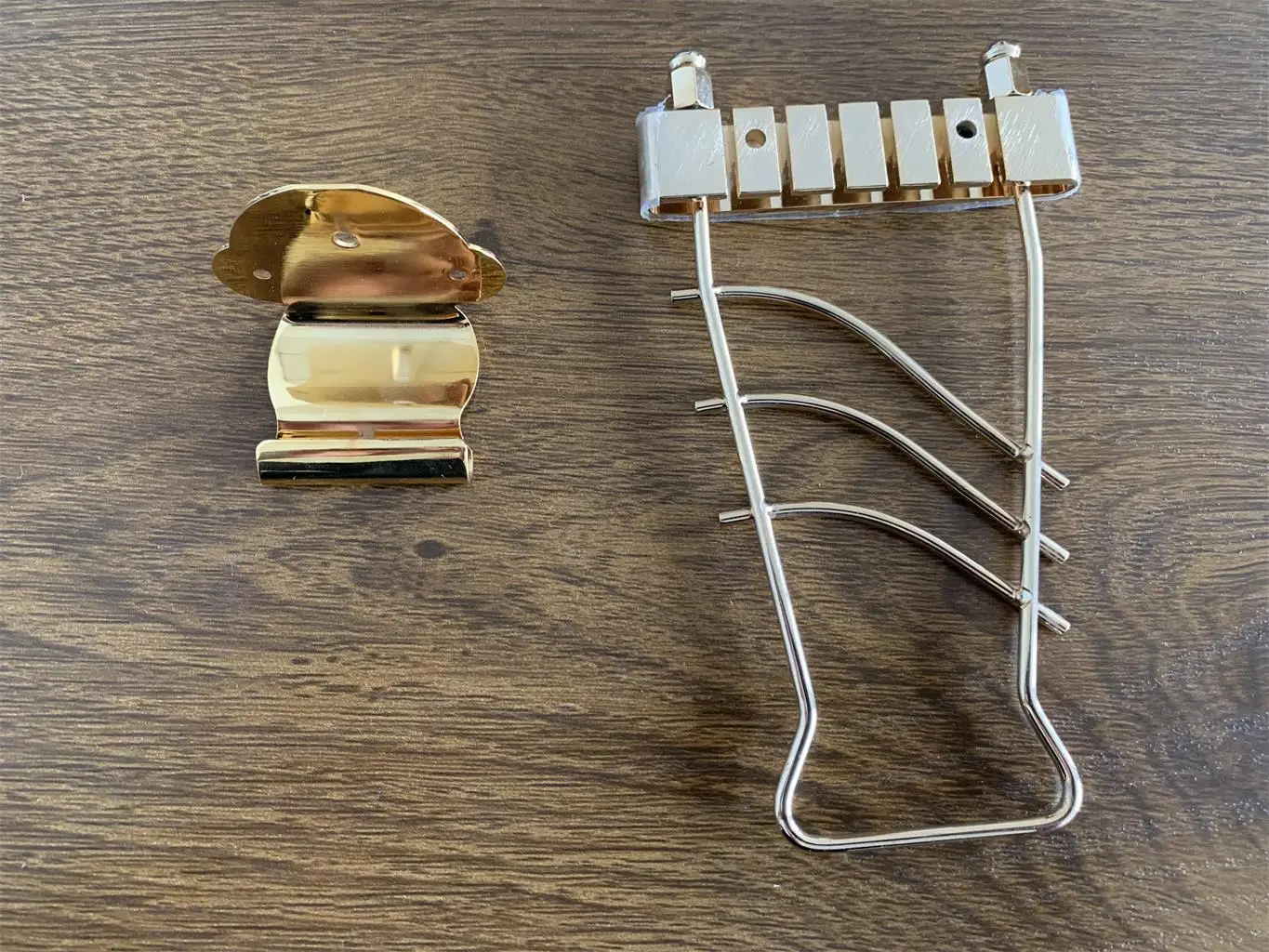 1 шт. джазовый Струнодержатель для гитары для полого тела Archtop электрогитара золотого цвета инструмент Сделано в Корее