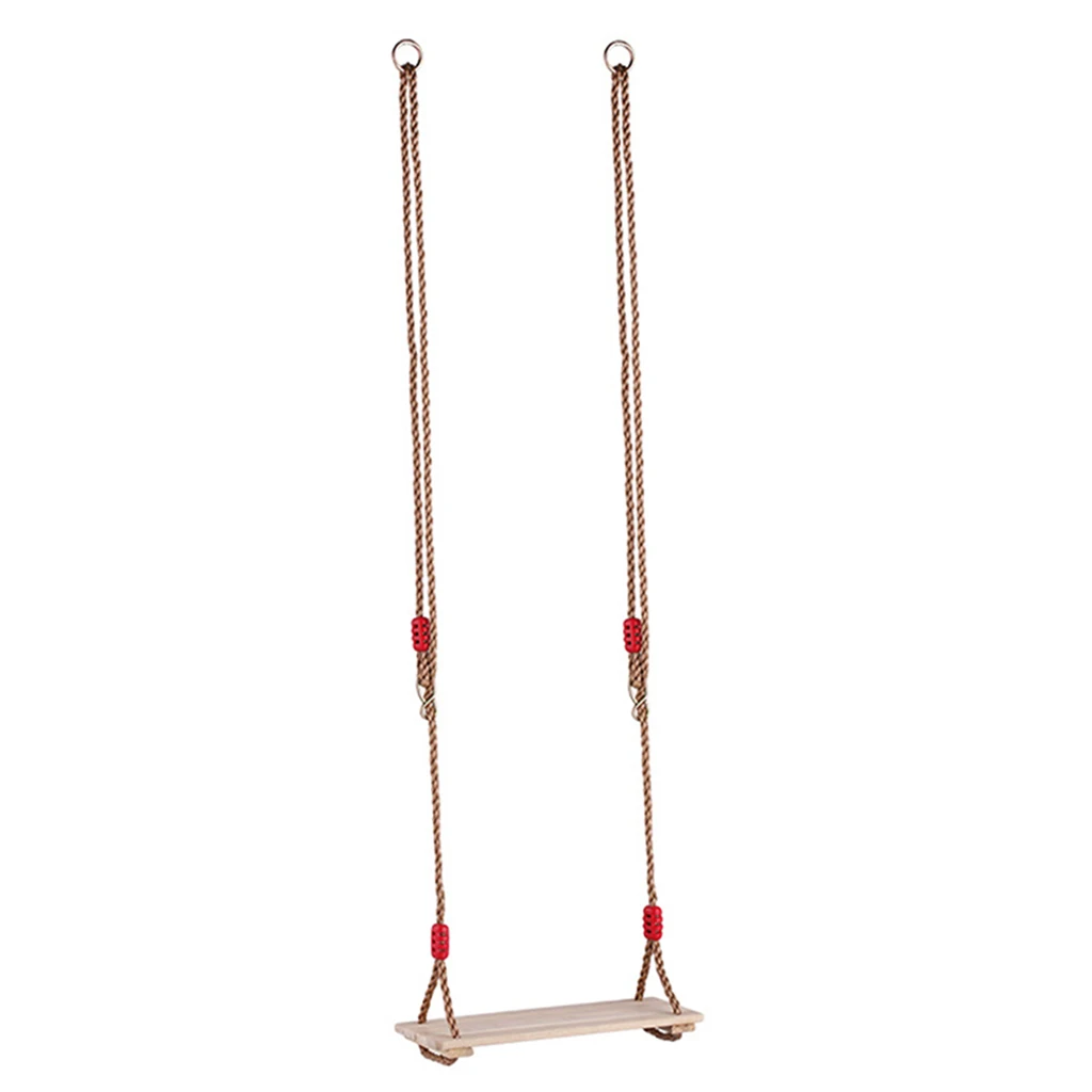 Деревянные подвесные качели сиденье с регулируемой веревкой длиной 180 см сменные