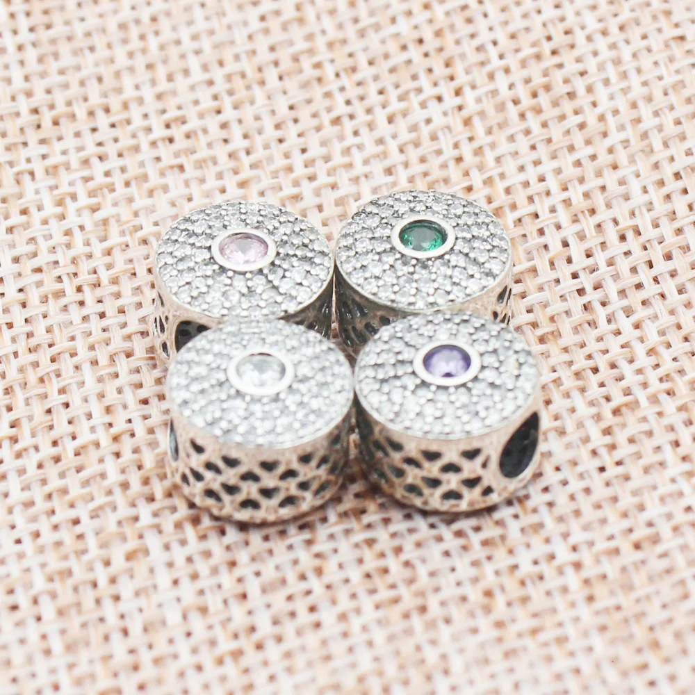 Коллекция весна 2021 подходящий Шарм-браслет pandora оригинальные бусины из серебра 925